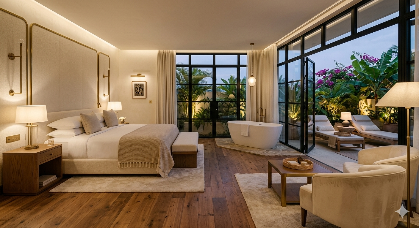 The Adé Suite  the owner's suite with private terrace